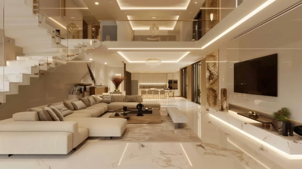 luxury interior design of modern living room